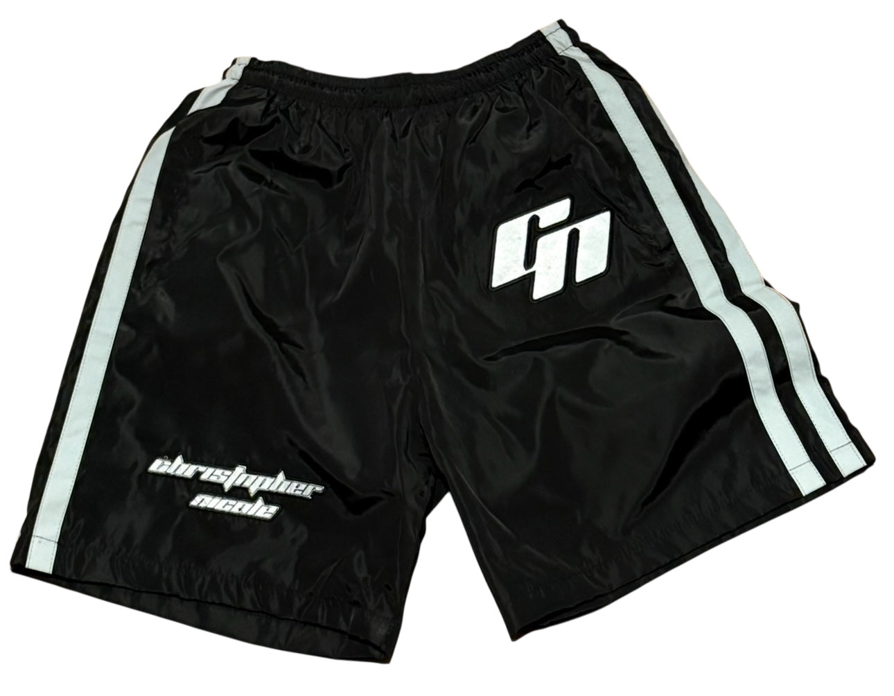 Christopher Nicole reflective shorts.