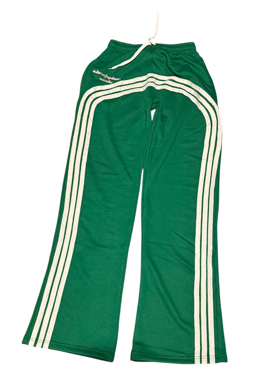 Kelly green wide bottom Christopher Nicole pants