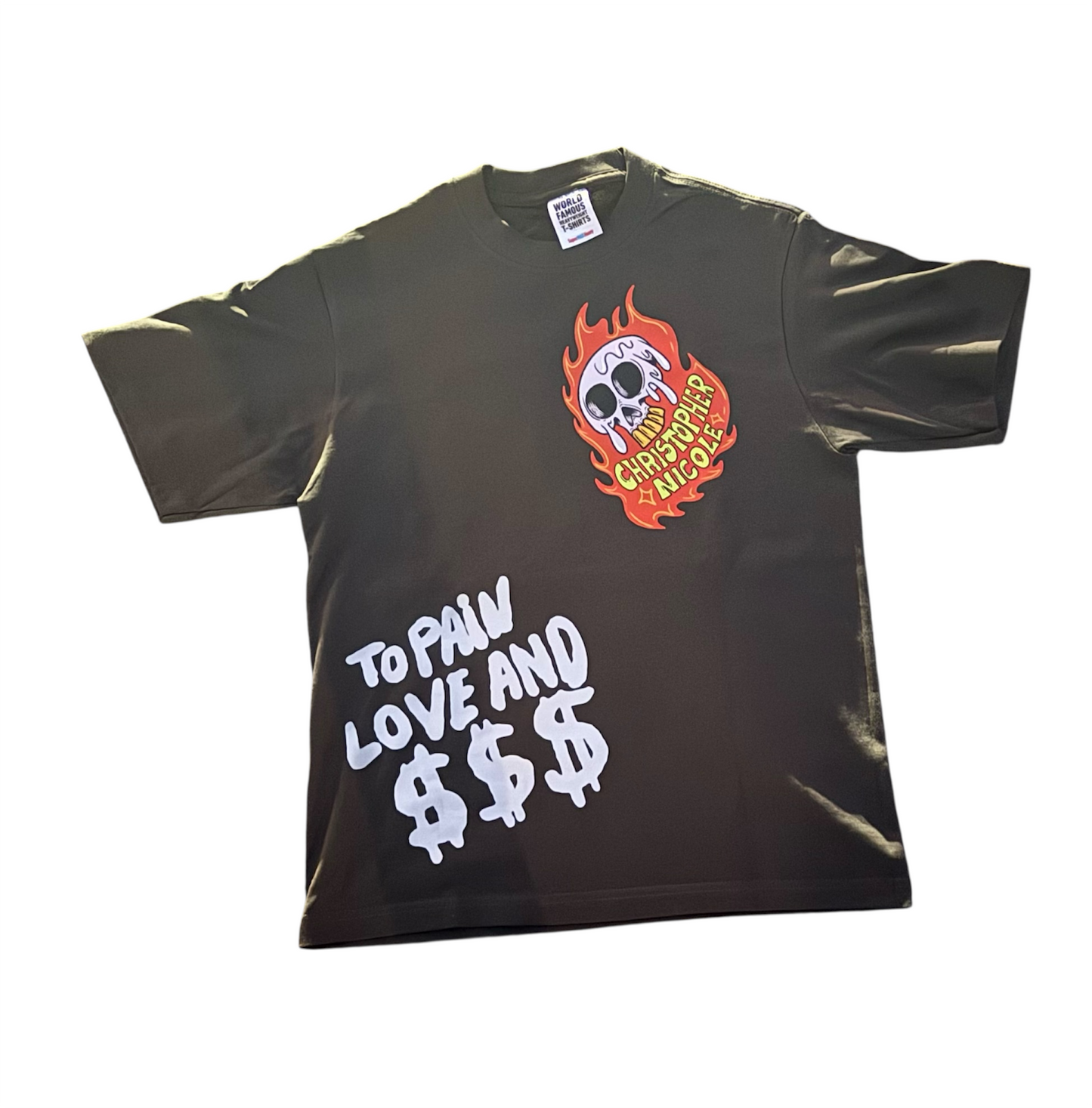 Pain 💔 love ❤️ and money 💰 drop.