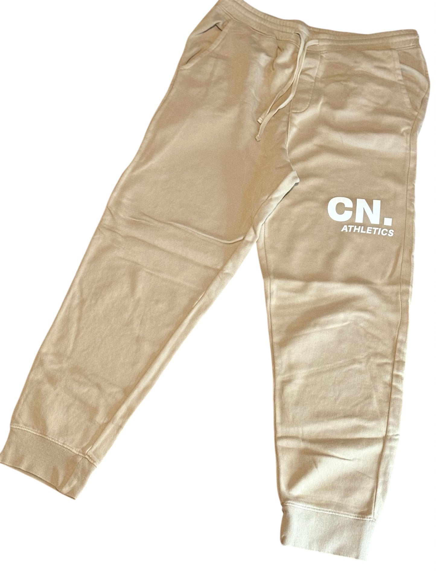 Sand tan Christopher Nicole mid weight sweat pants