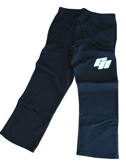 GARMENT DYE STRAIGHT LEG BABBY SWEATPANTS.