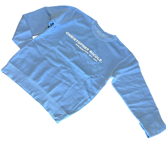 Christopher Nicole Unisex Midweight Pigment Dye Crew Neck.